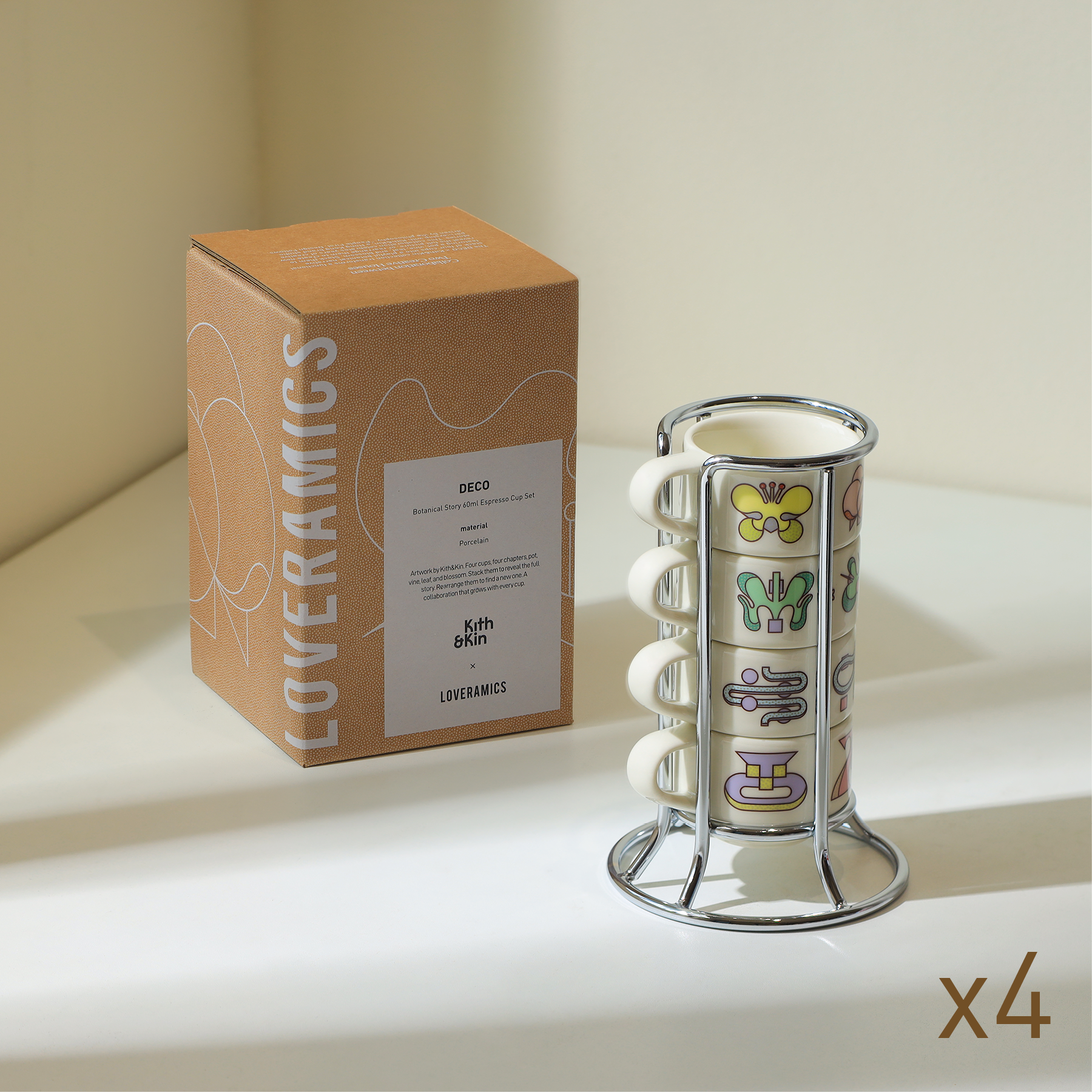 Deco Botanical Story Cup Set