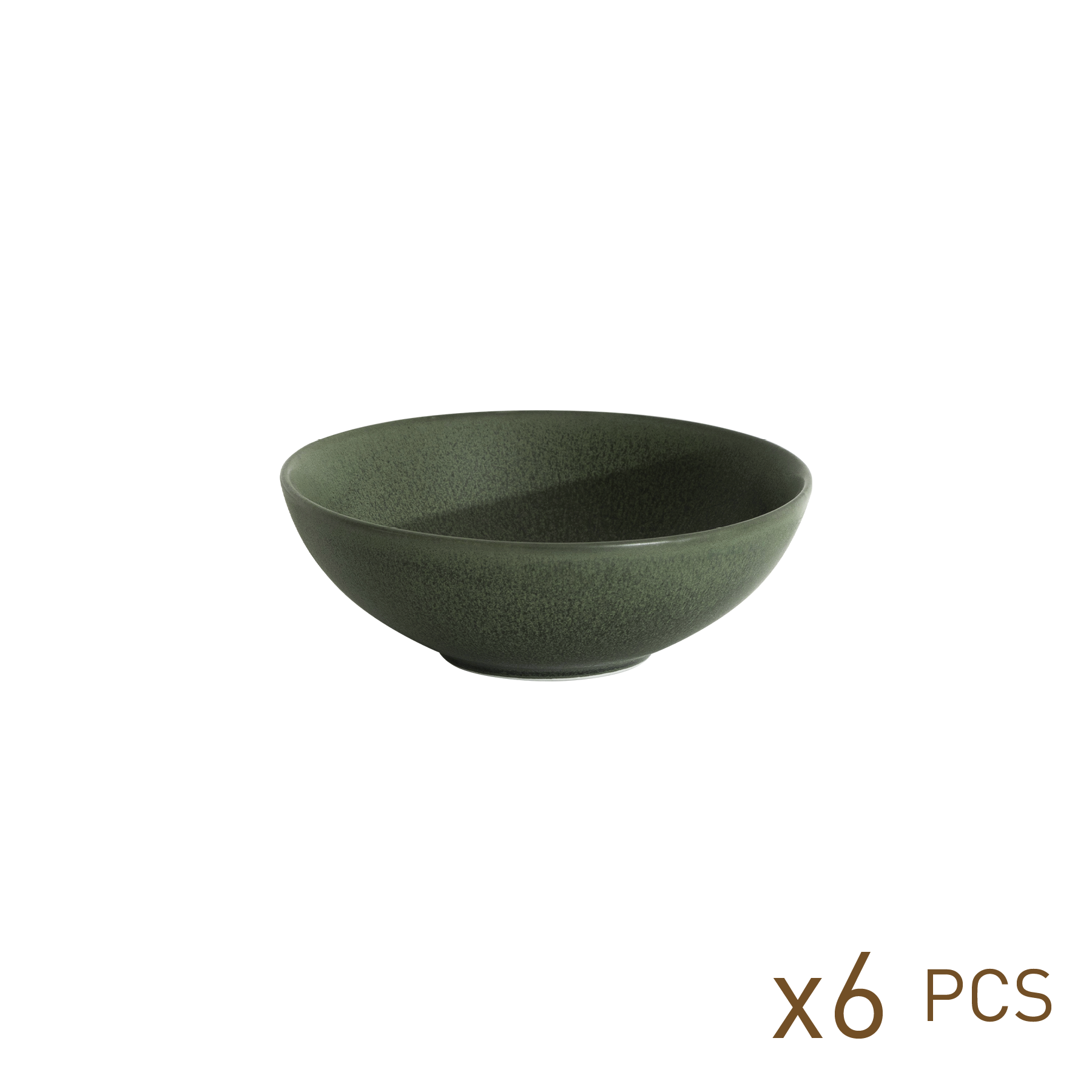 Loveramics, D103-34BDG, Studio, Dining, Salad Plate, Matte Dark Green, Dishwasher Safe, Microwave Safe, Freezer Safe, Oven Safe, Stackable