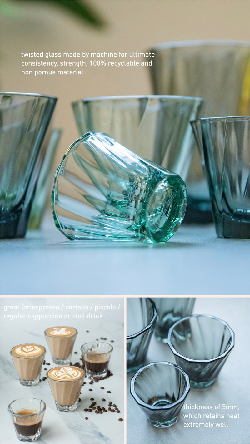 Loveramics Coffee Cup Twisted Glass